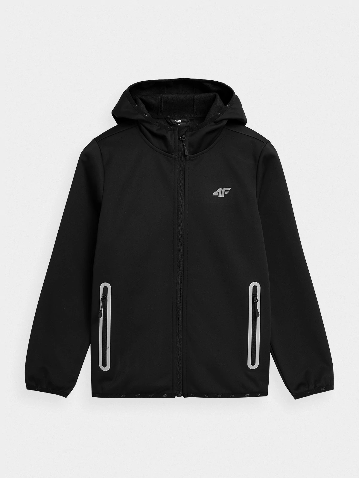

Куртка софтшел 4F Boy'S Softshells HJZ21-JSFM001A-20S цв.черный р. 134, HJZ21-JSFM001A-20S