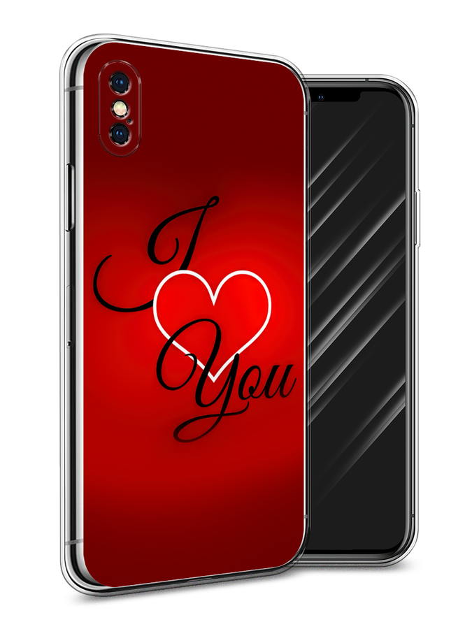 

Чехол Awog на Apple iPhone XS Max (10S Max) / Айфон XS Max (10S Max) "I love you 3", Разноцветный, 11950-6