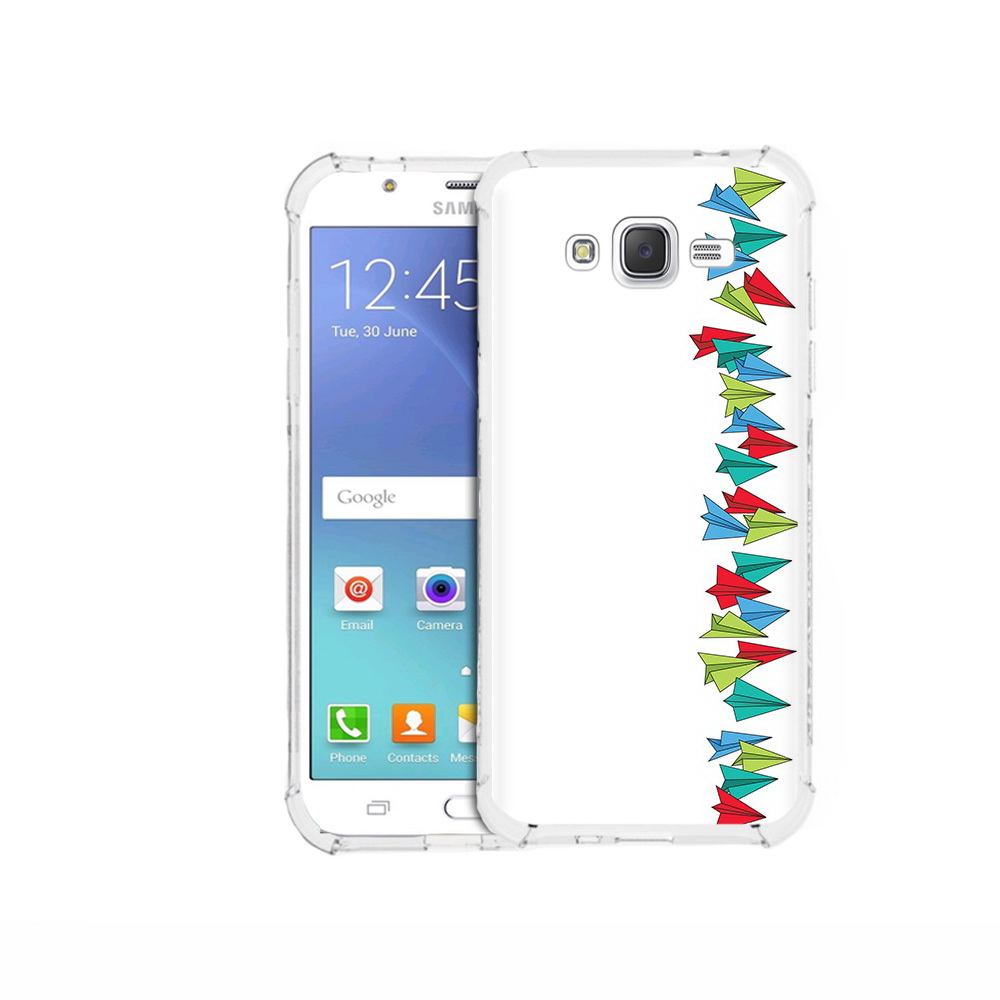 

Чехол MyPads Tocco для Samsung Galaxy J5 (2015) самолетики из листочков (PT15272.579.593), Прозрачный, Tocco