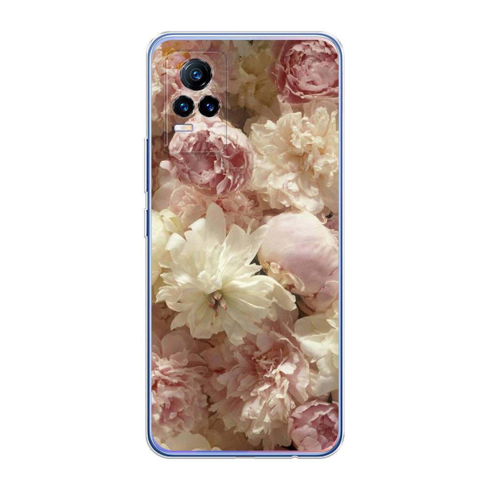 

Чехол Awog на Vivo V21e 4G "Пионы светлые", Разноцветный, 264550-8