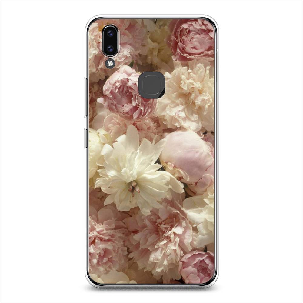 

Чехол Awog на Vivo V9/Y85 "Пионы светлые", Разноцветный, 260150-8