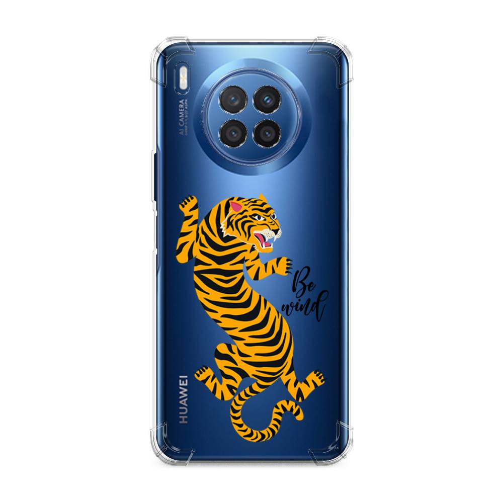 

Чехол Awog на Huawei Nova 8i "Tiger be wind", Разноцветный