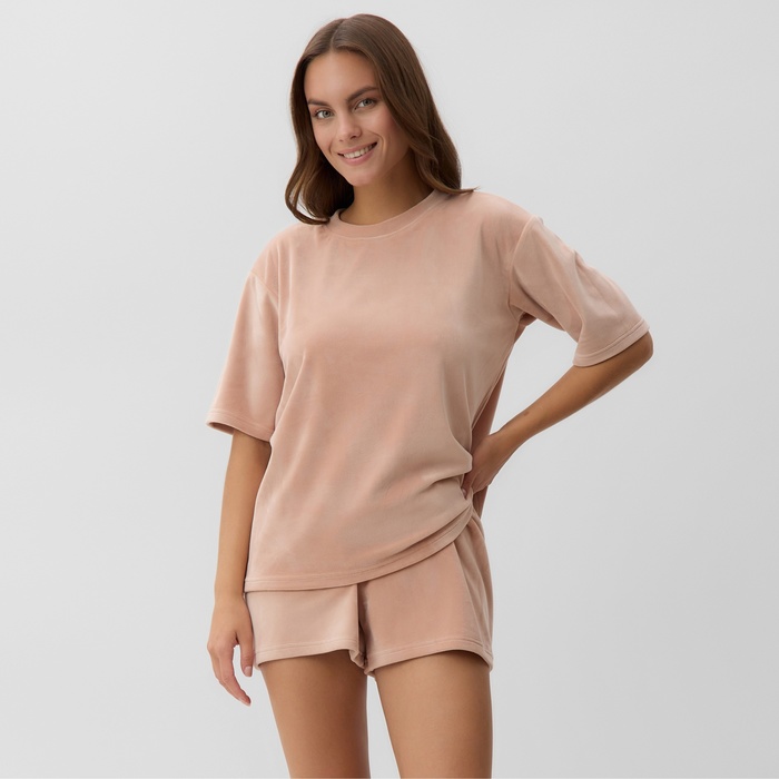 

Пижама женская KAFTAN 10610226 бежевая 40-42 RU, Бежевый, 10610226