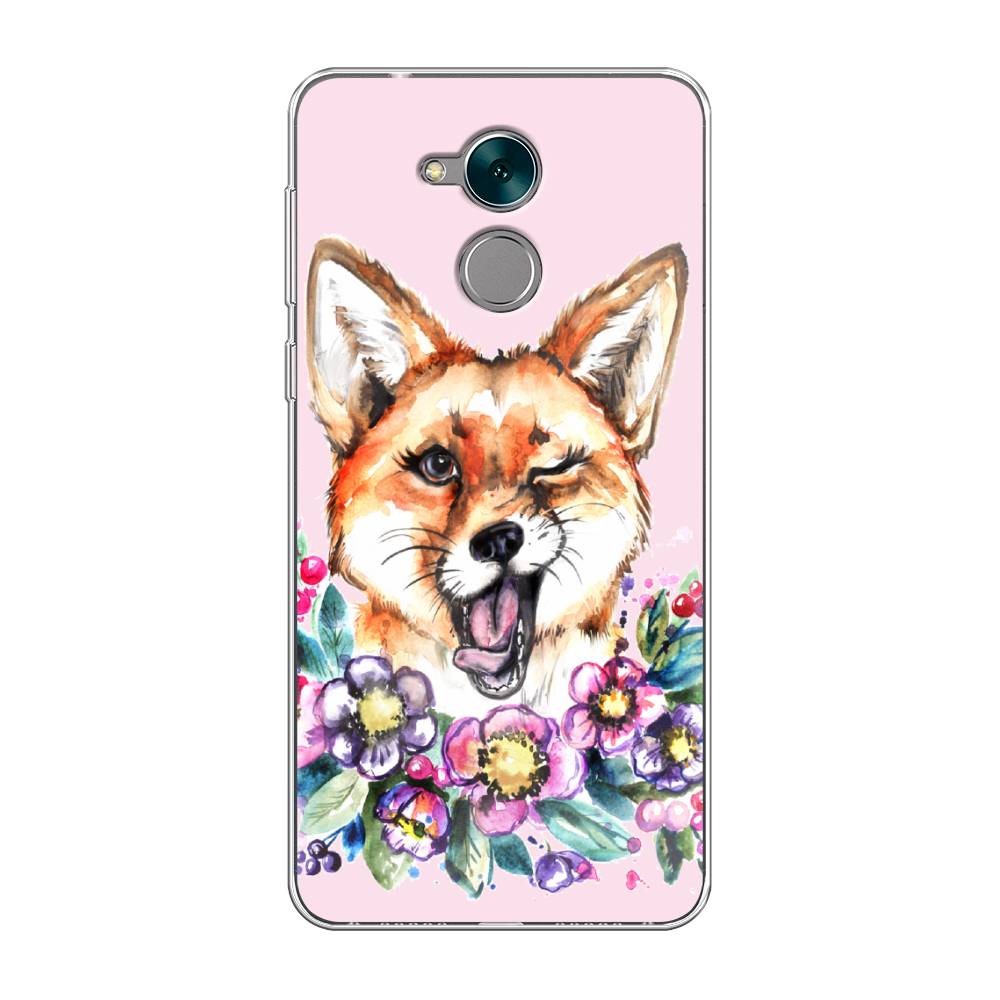 

Чехол Awog на Honor 6C "Подмигивающая лиса", Разноцветный, 62750-10