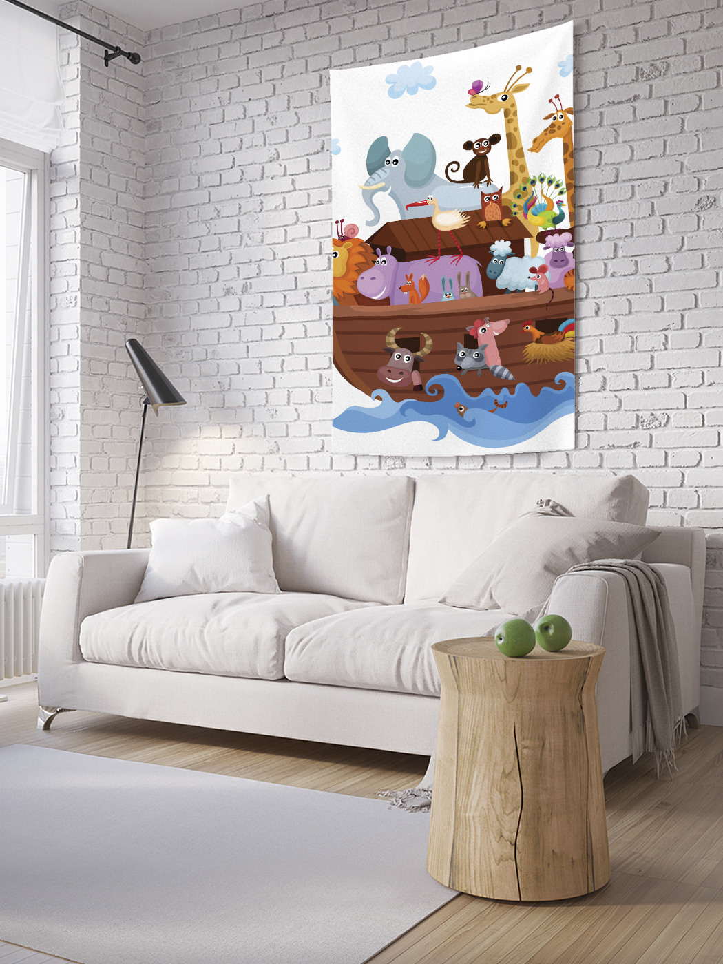 

Вертикальное фотопанно на стену JoyArty Красочный ковчег 100x150 см, Красочный ковчег