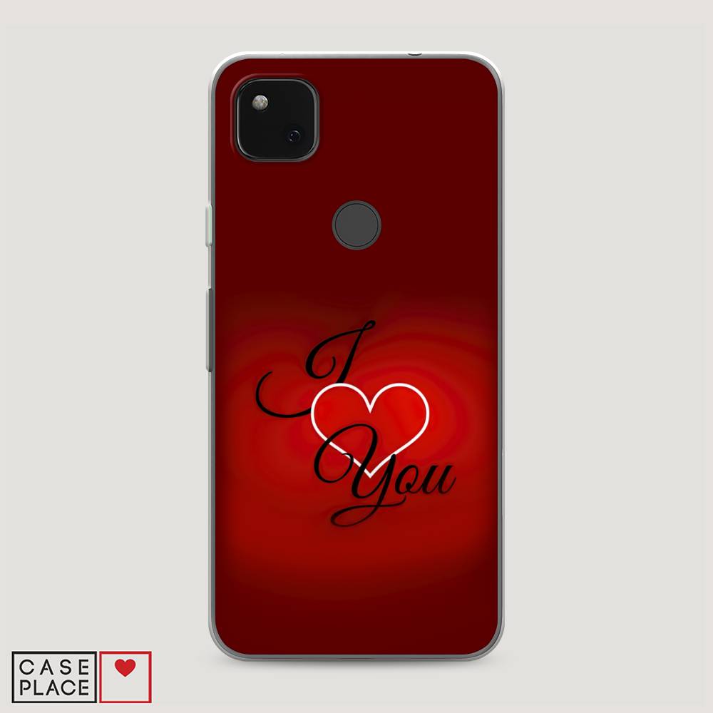 

Чехол Awog на Google Pixel 4A "I love you 3", Разноцветный, 270650-6