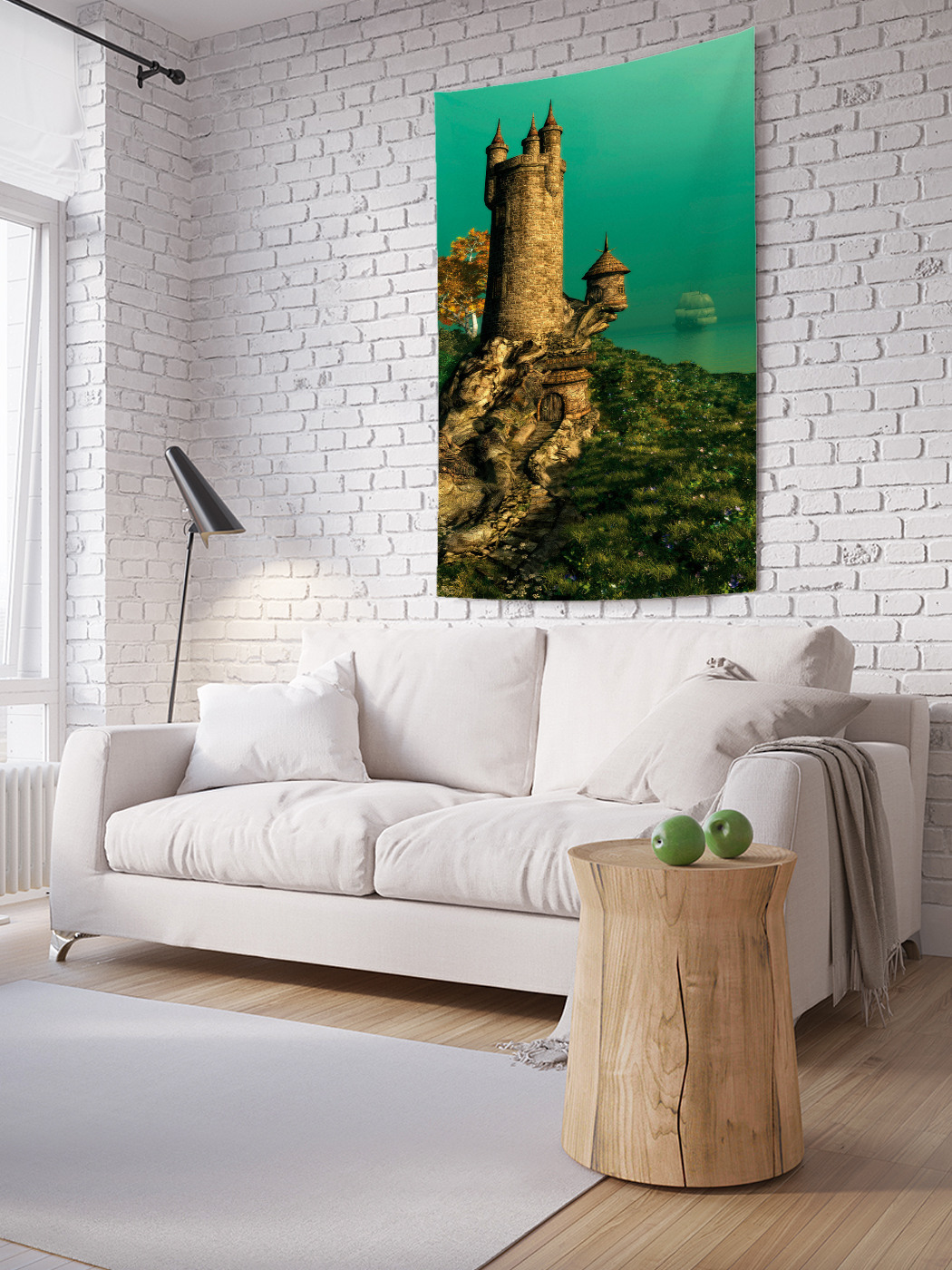 

Вертикальное фотопанно на стену JoyArty Одинокая башня 100x150 см, Одинокая башня