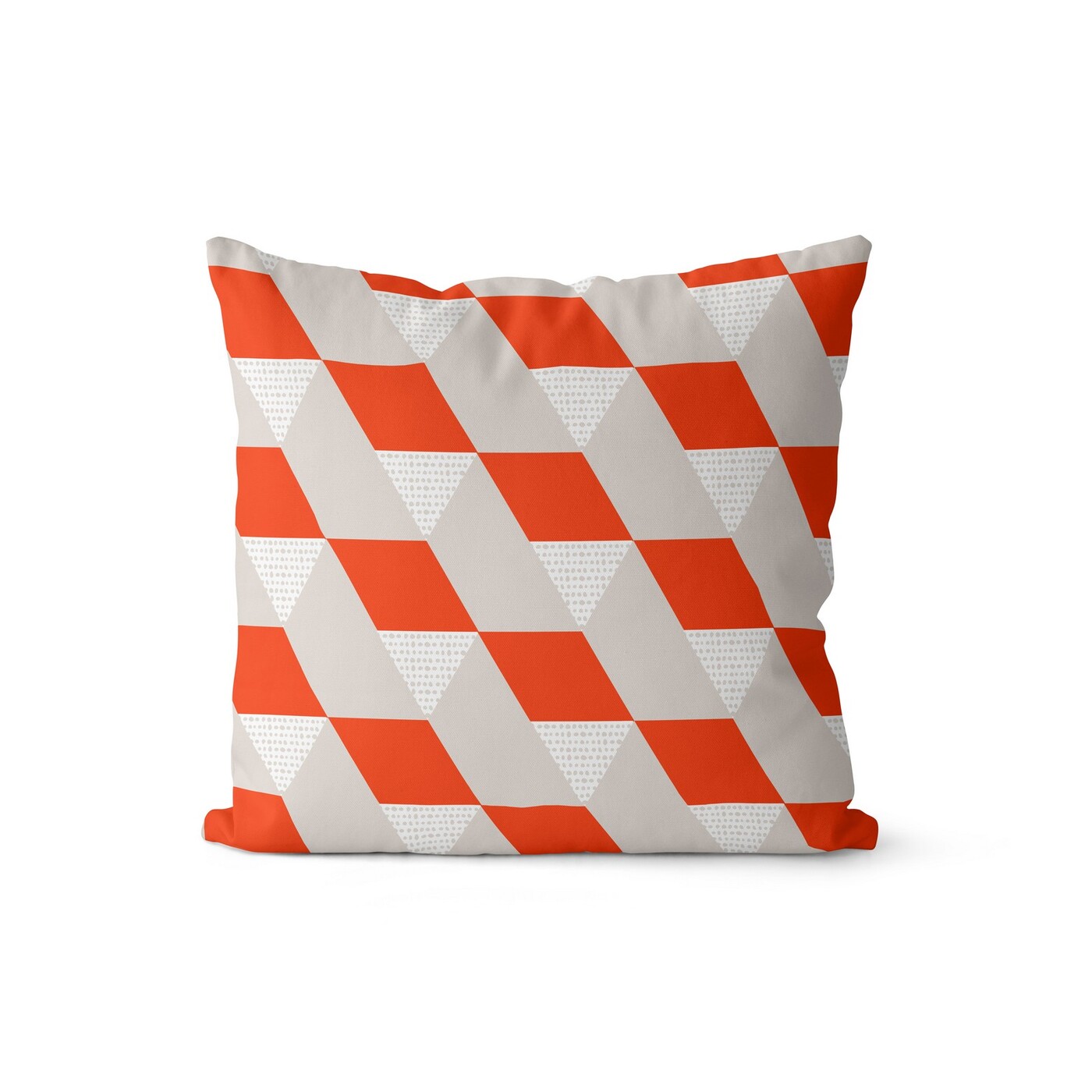 

Наволочка декоративная Fresh Art из габардина 45х45 см, Оранжевый;белый;серый