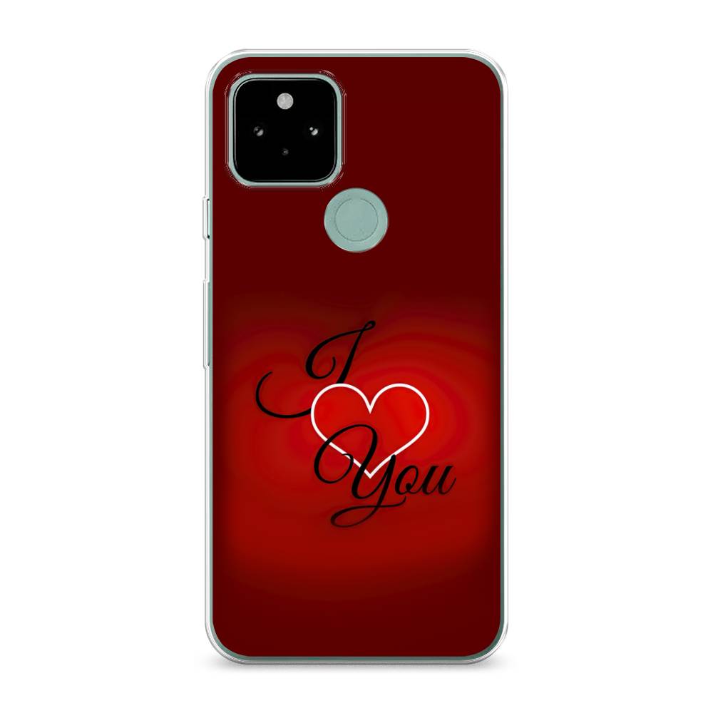 

Чехол Awog на Google Pixel 5A "I love you 3", Разноцветный, 271050-6