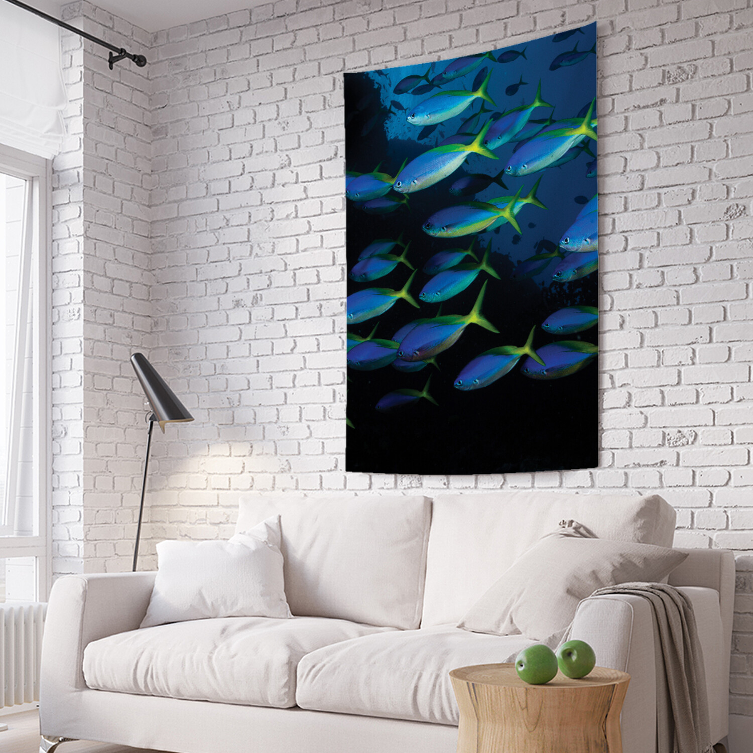 

Вертикальное фотопанно на стену JoyArty Рыбная тьма 150x200 см, Рыбная тьма