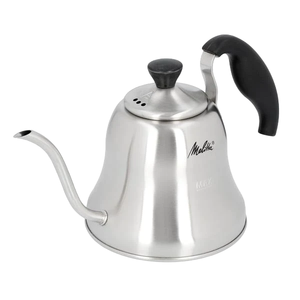 Чайник электрический Melitta Pour Over Kettle 1 л серебристый brewista smart scale ii 0 1g 2kg featuring 6 easy to use modes espresso pour over duilt in timer nano coat water resistant