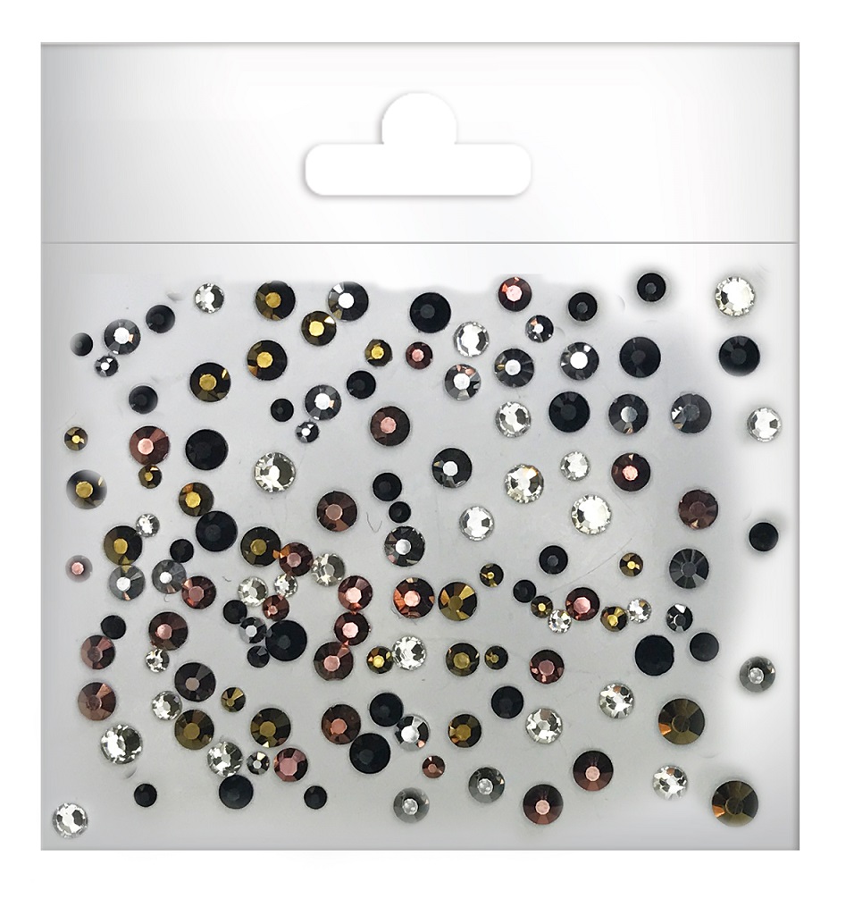 

Стразы PUF стекло Mix Metallic в пакете 400 шт
