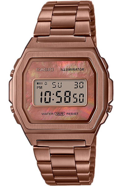 фото Наручные часы женские casio a1000rg-5e золотистые