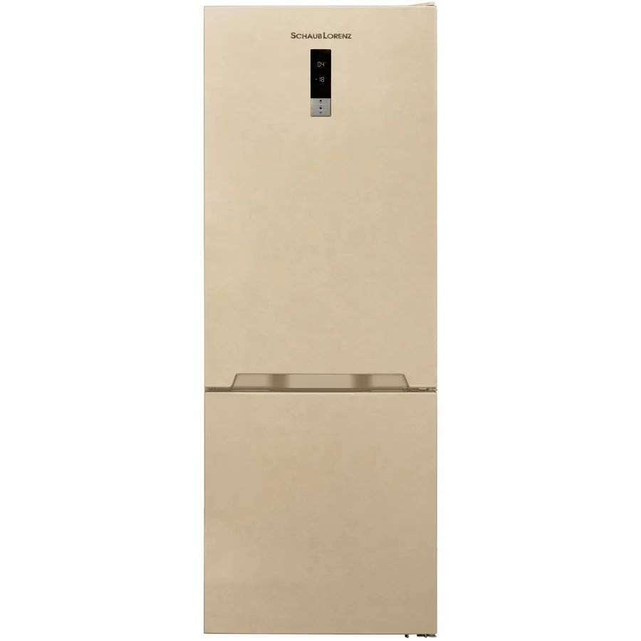 Холодильник Schaub Lorenz SLU S620E3E бежевый двухкамерный холодильник schaub lorenz slu c188d0 w