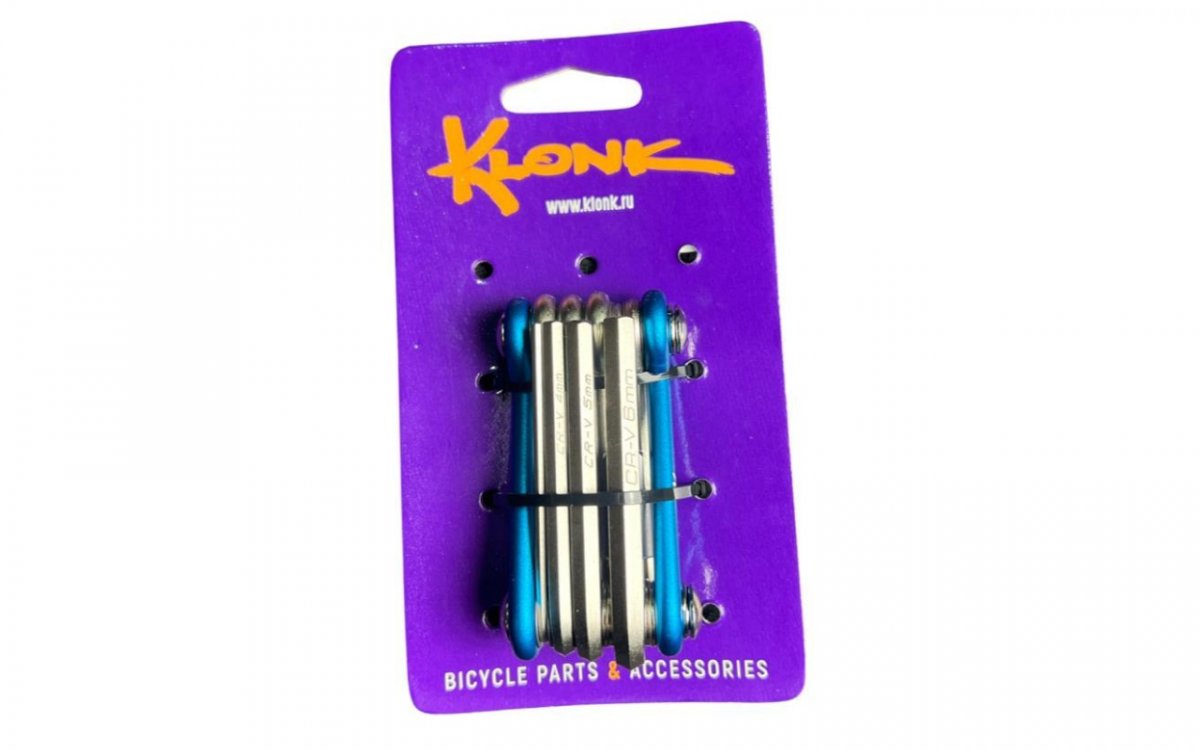 Ключ многофункциональный KLONK Basic 8 в 1 (синий) 10510