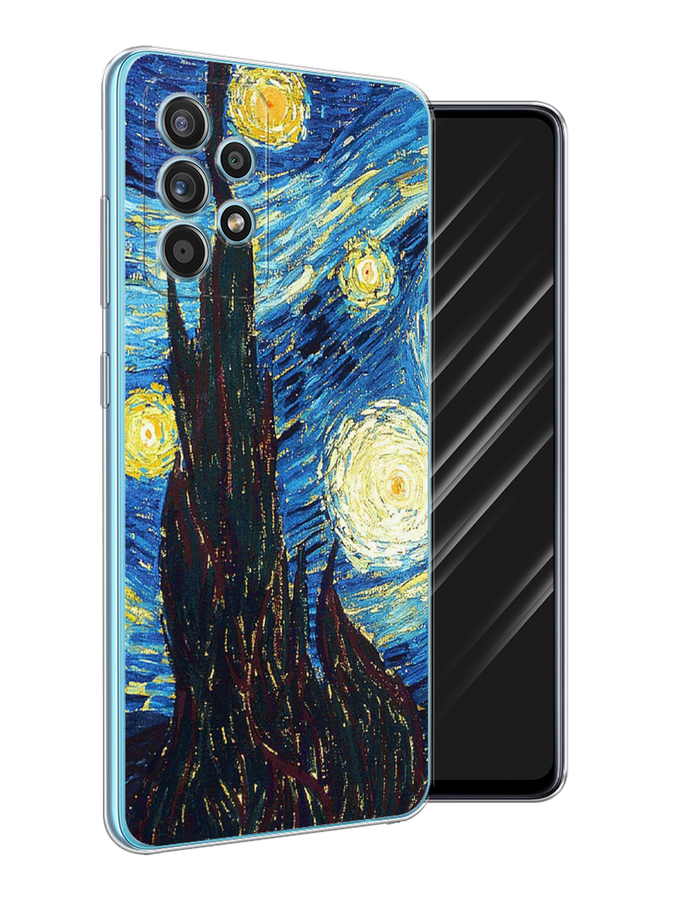 

Чехол Awog на Samsung Galaxy A52s / Самсунг A52s "Ван Гог Звездная ночь", Разноцветный, 2106550-9