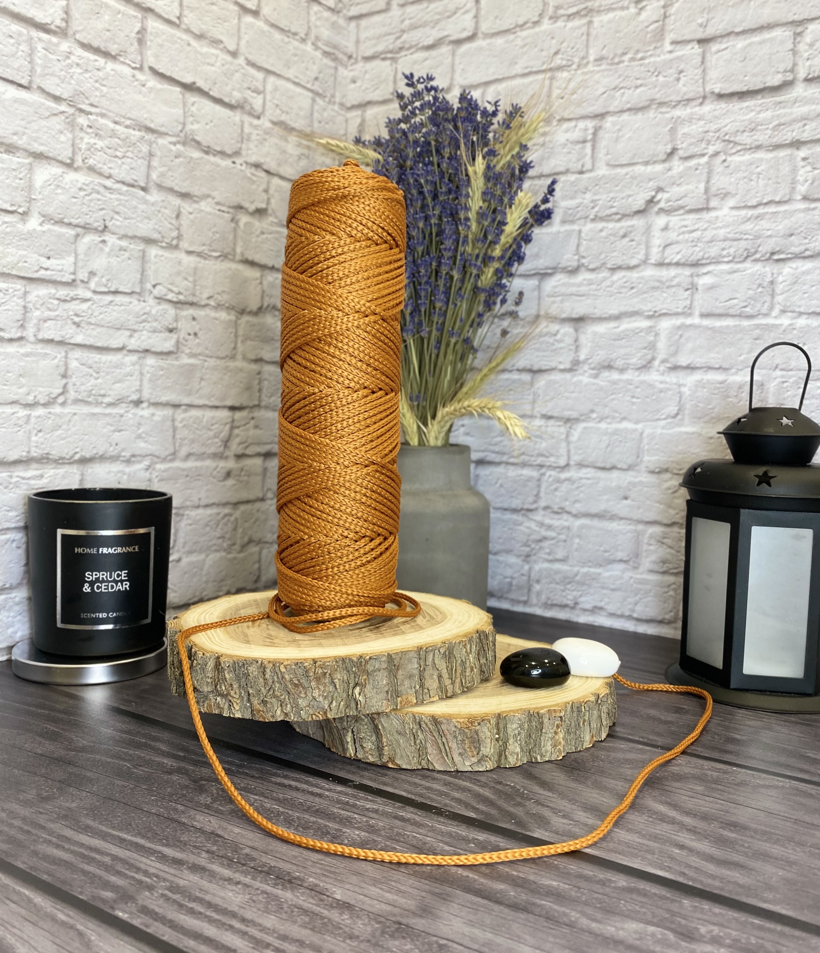 Шнур для вязания (полиэфир) Osttex 3мм 100м (песочный)