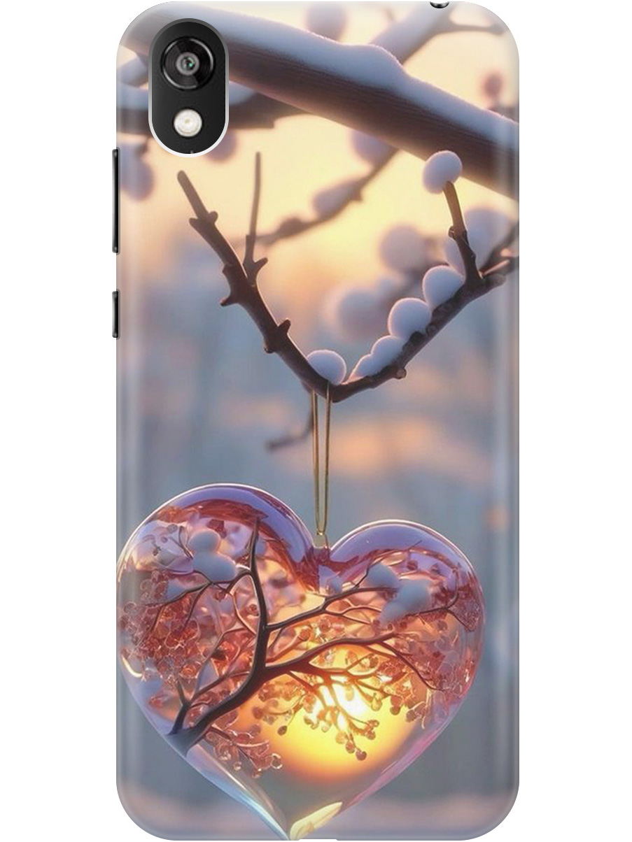 

Силиконовый чехол на Honor 8S / Huawei Y5 (2019) с принтом "Ледяное сердце", Прозрачный;белый;желтый;оранжевый, 721008791