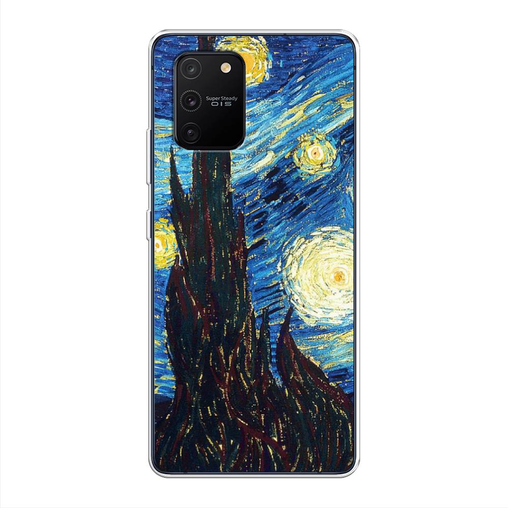 

Чехол Awog на Samsung Galaxy A91/S10 Lite "Ван Гог Звездная ночь", Разноцветный, 29950-9