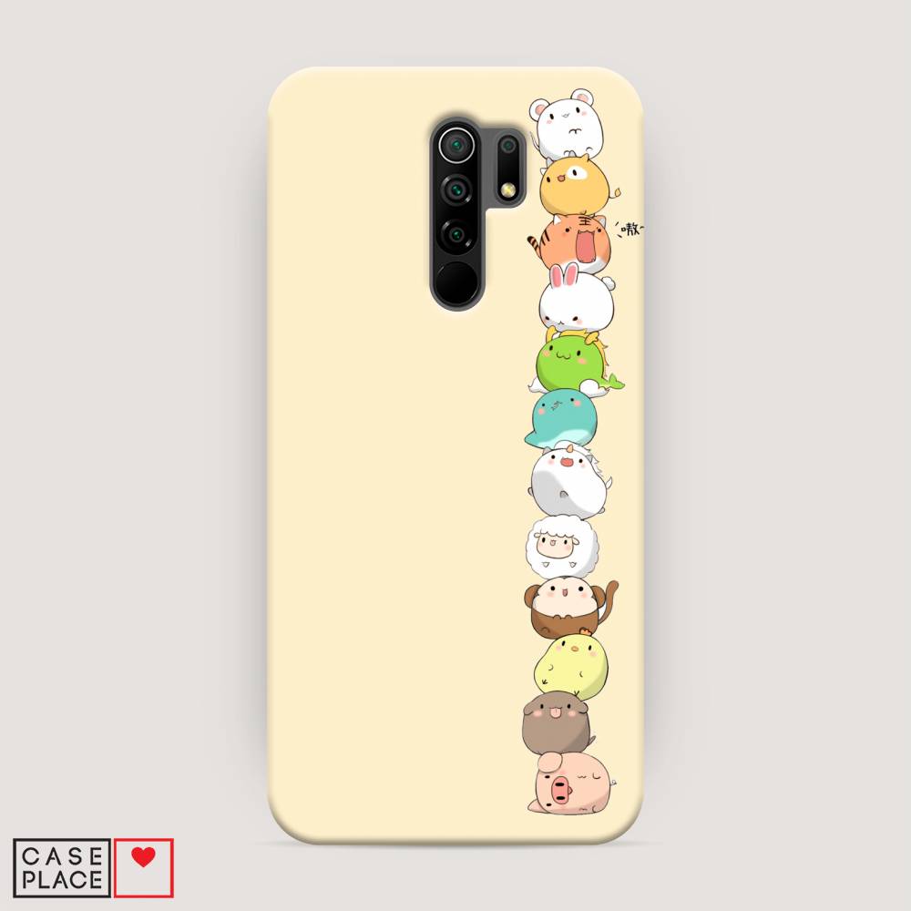 

Пластиковый чехол "Питомцы Чиби" на Xiaomi Redmi 9, 38320-1