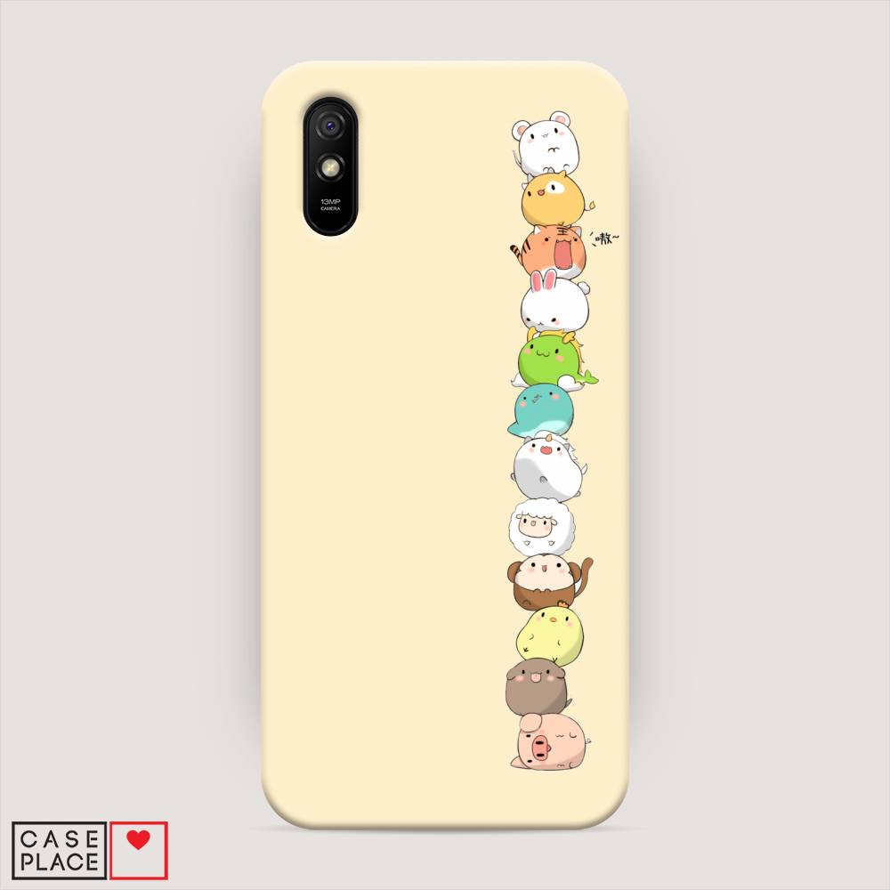 

Пластиковый чехол "Питомцы Чиби" на Xiaomi Redmi 9A, 38920-1