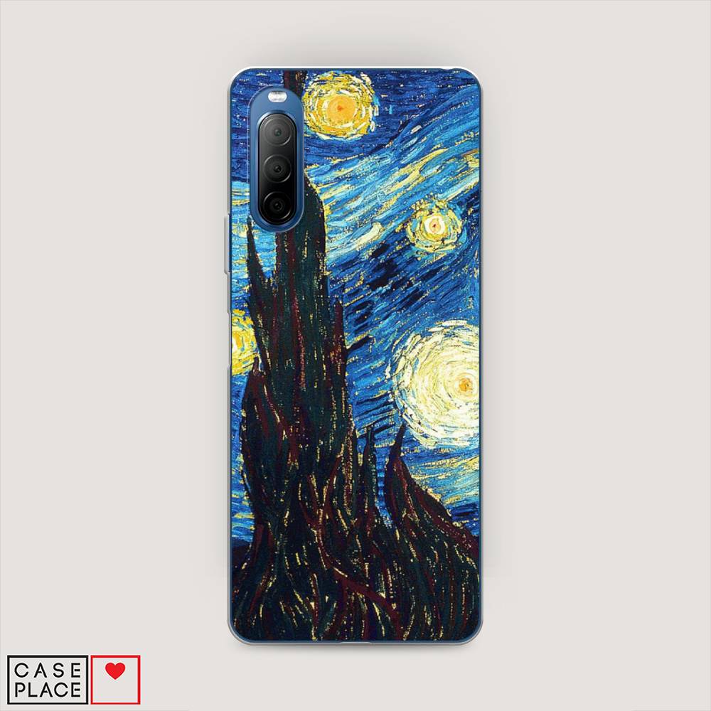 

Чехол Awog на Sony Xperia 10 II "Ван Гог Звездная ночь", Разноцветный, 54650-9