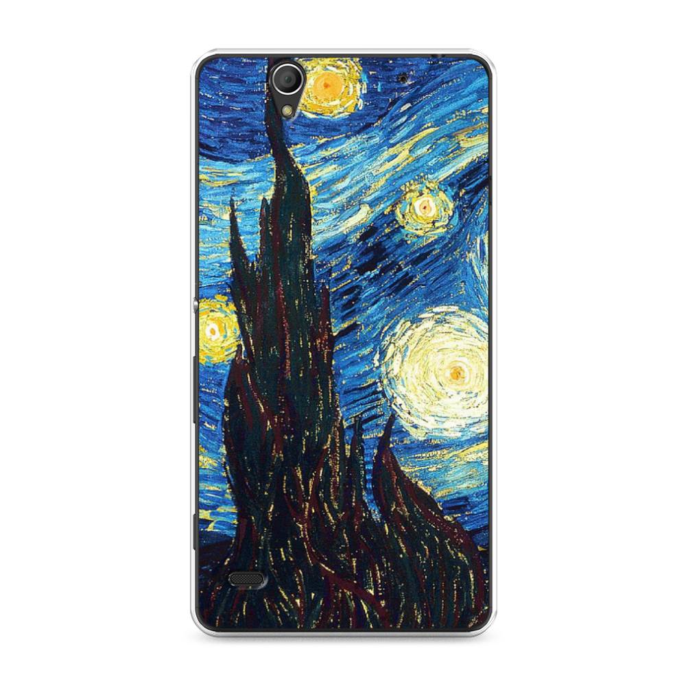 

Чехол Awog на Sony Xperia C4 "Ван Гог Звездная ночь", Разноцветный, 52650-9