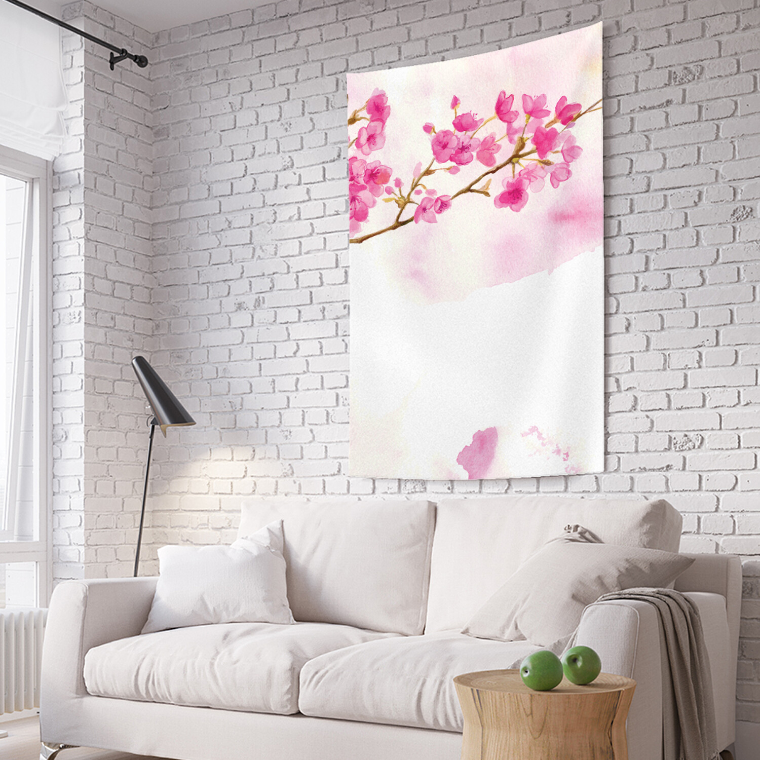 

Вертикальное фотопанно на стену JoyArty Нежная ветка сакуры 150x200 см, Нежная ветка сакуры