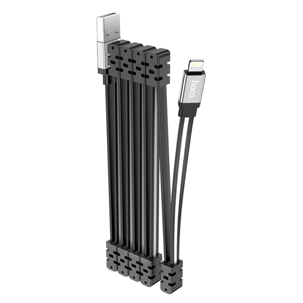 

Кабель lightning - usb Hoco U103i 1 м черный, U103i