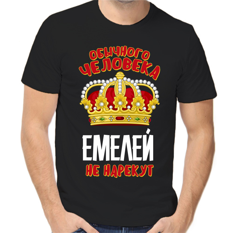 

Футболка мужская черная 52 р-р обычного человека емелей не нарекут, Черный, fm_obychnogo_cheloveka_emeley_ne_narekut