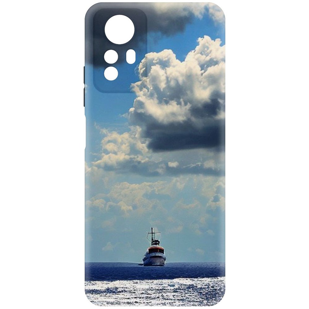 

Чехол-накладка Krutoff Soft Case Море для Xiaomi Redmi Note 12S черный
