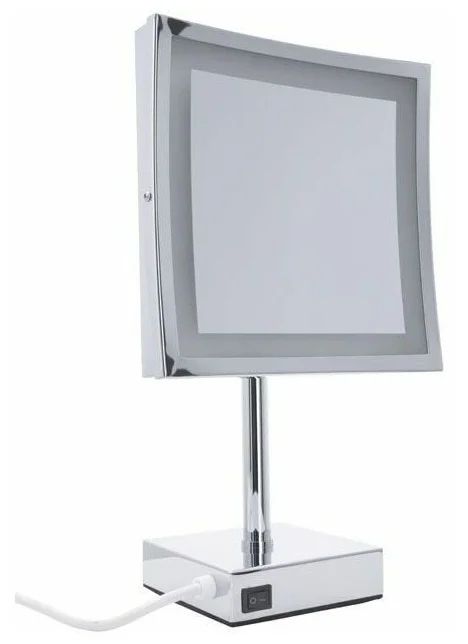 

Косметическое зеркало Aquanet 2205D (21.5 см, с LED-подсветкой), Серебристый