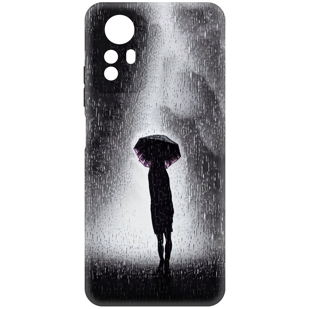 

Чехол-накладка Krutoff Soft Case Ночная крипота для Xiaomi Redmi Note 12S черный