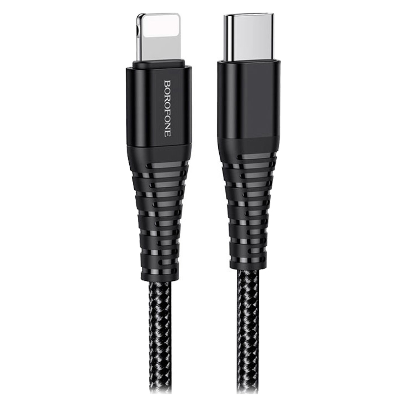 

Дата-кабель Type-C универсальный lightning Borofone BU27 (PD) (черный)