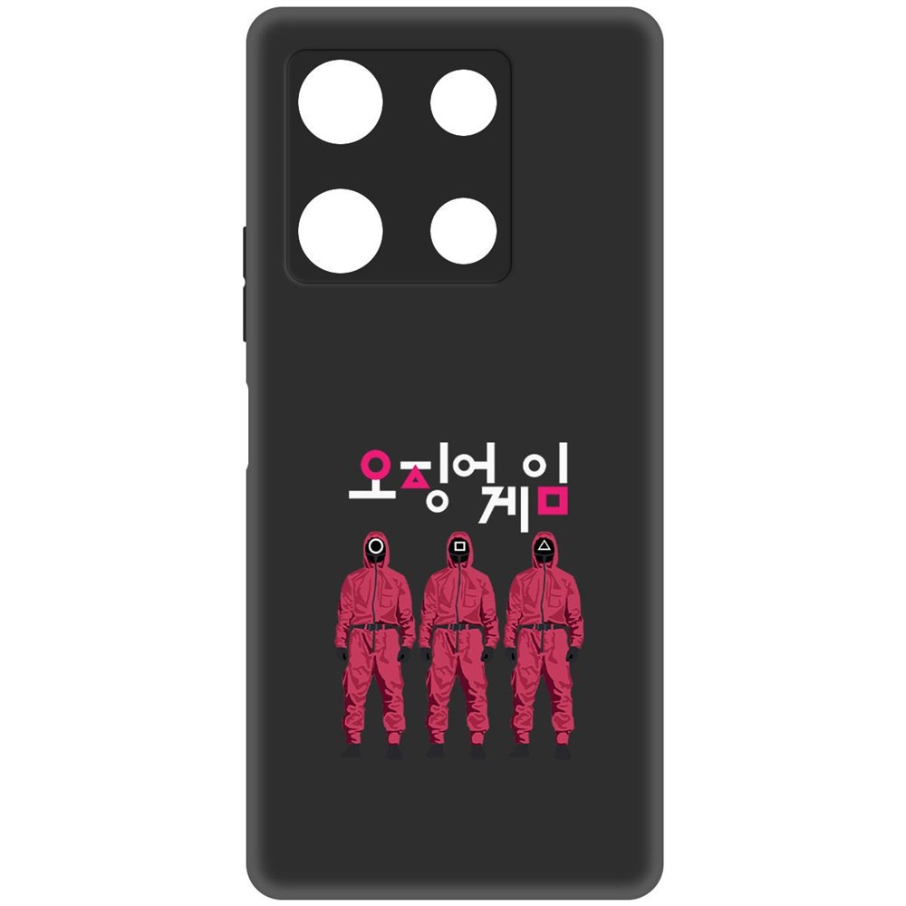 

Чехол-накладка Krutoff Soft Case Игра в кальмара-Персонал для Infinix Note 30 Pro черный
