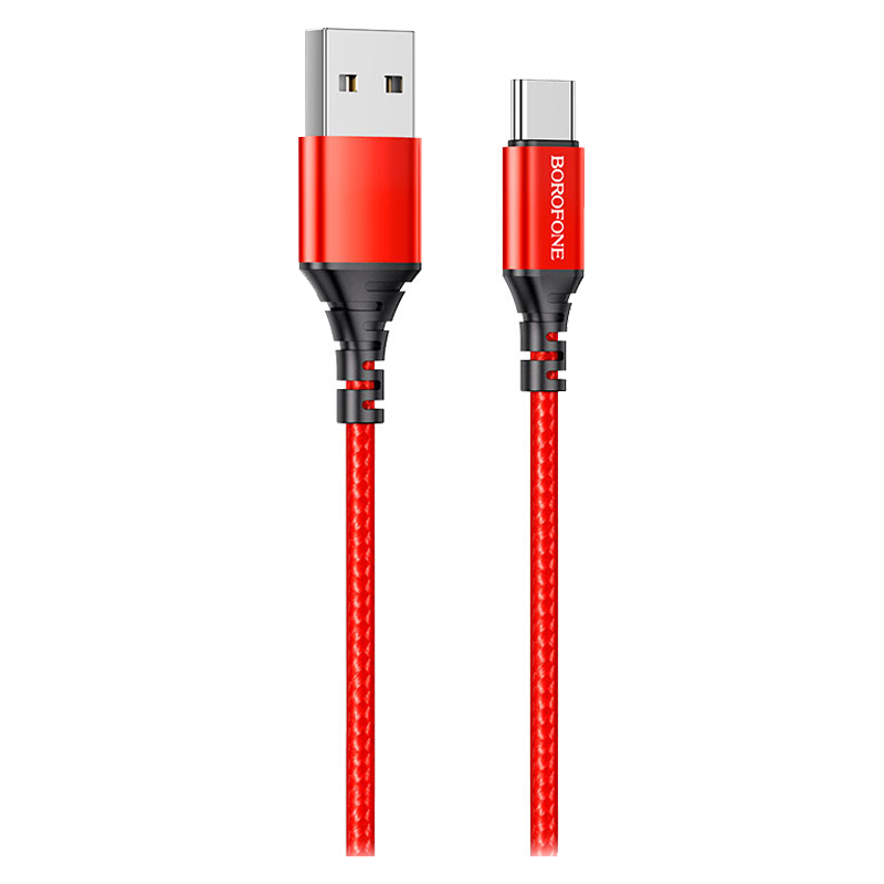 

Дата-кабель USB универсальный Type-C Borofone BX54 (красный)
