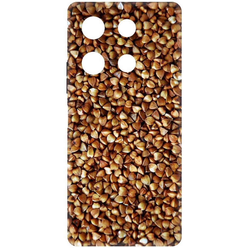 

Чехол-накладка Krutoff Soft Case Гречка для Infinix Note 30 Pro черный