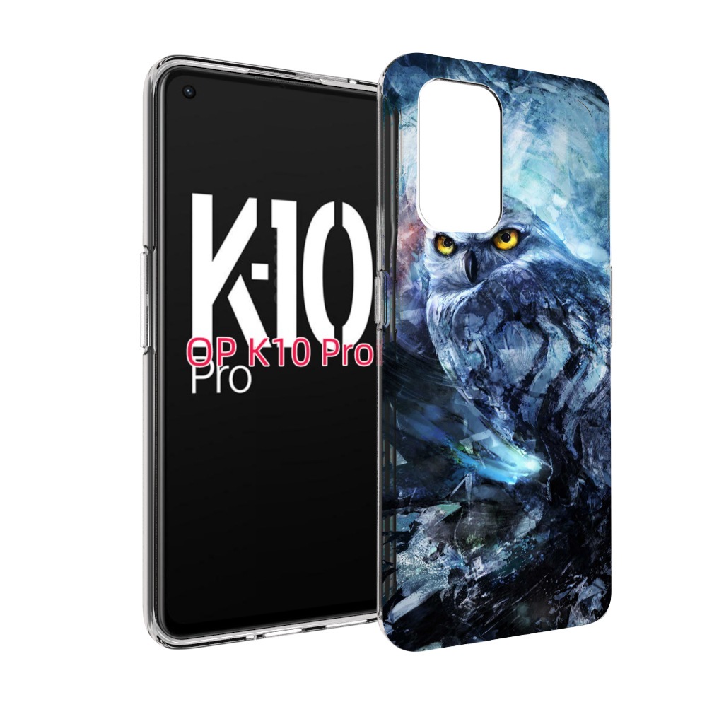 

Чехол MyPads замороженная-сова для OPPO K10 Pro, Прозрачный, Tocco
