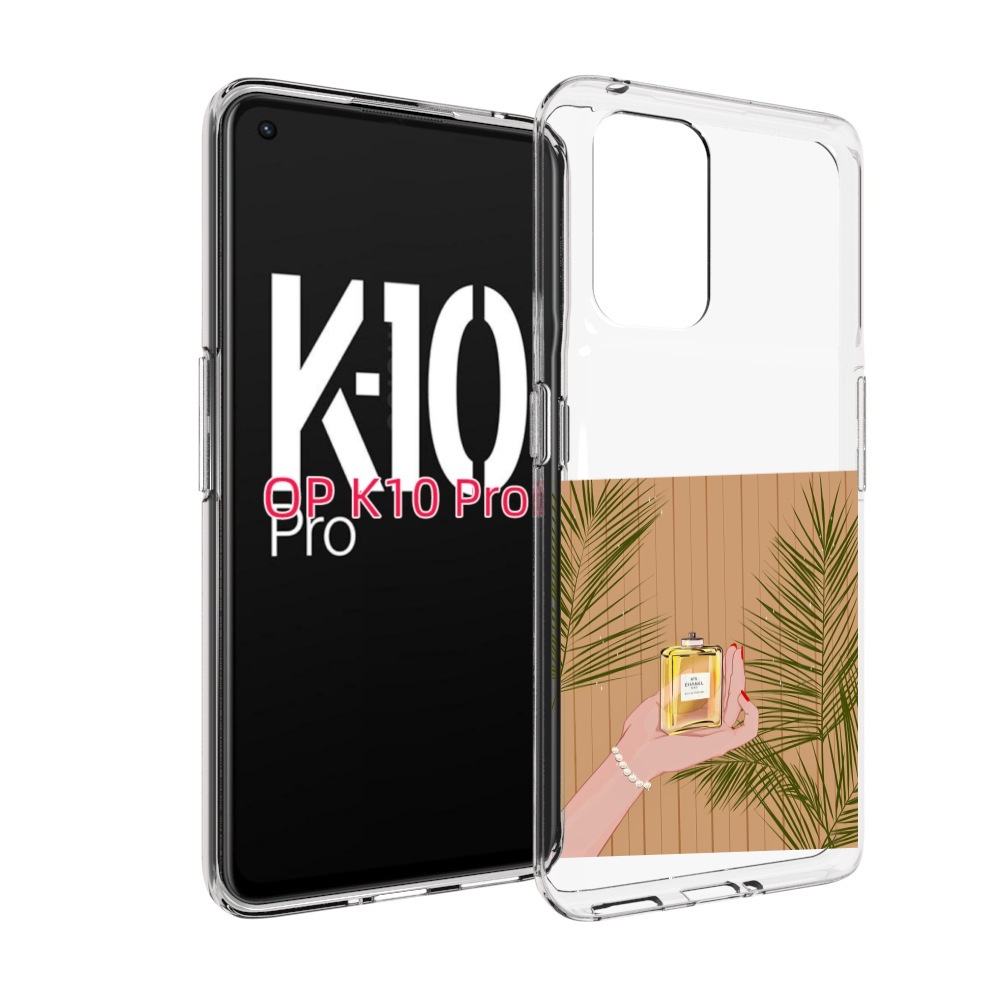 

Чехол MyPads запах-шанель-номер-5 для OPPO K10 Pro, Прозрачный, Tocco