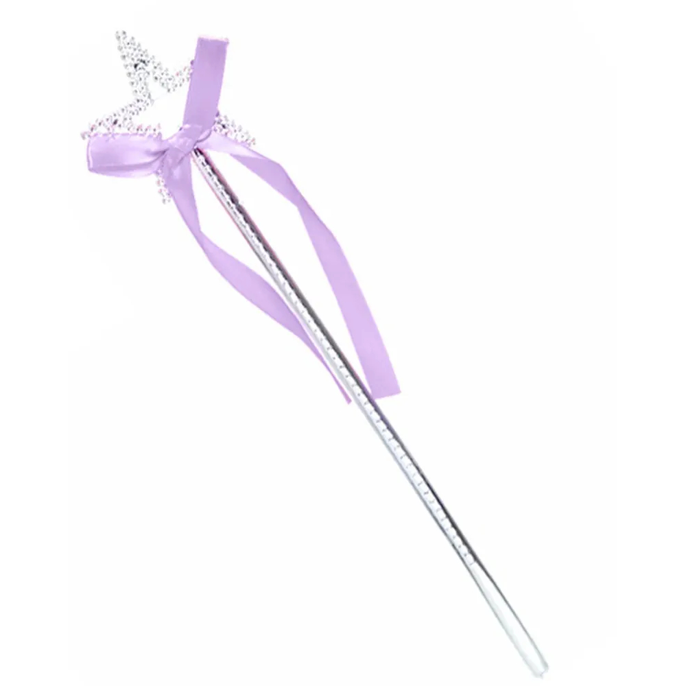 

Волшебная палочка Звездочка с лентой 35*7,5см КНУ1573, Фиолетовый, КНУ1573