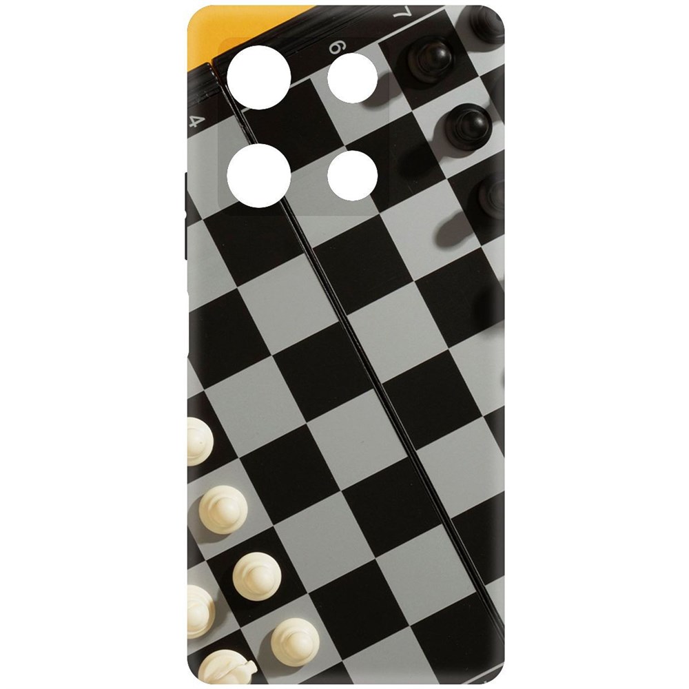 

Чехол-накладка Krutoff Soft Case Шахматы для Infinix Note 30 Pro черный