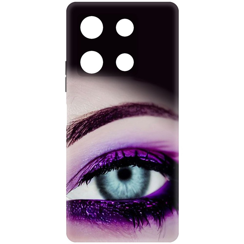 

Чехол-накладка Krutoff Soft Case Взгляд для Infinix Note 30 Pro черный