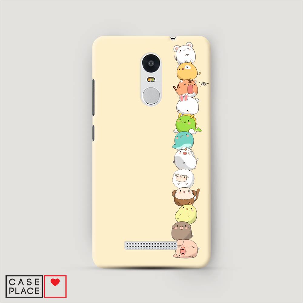 

Пластиковый чехол "Питомцы Чиби" на Xiaomi Redmi Note 3