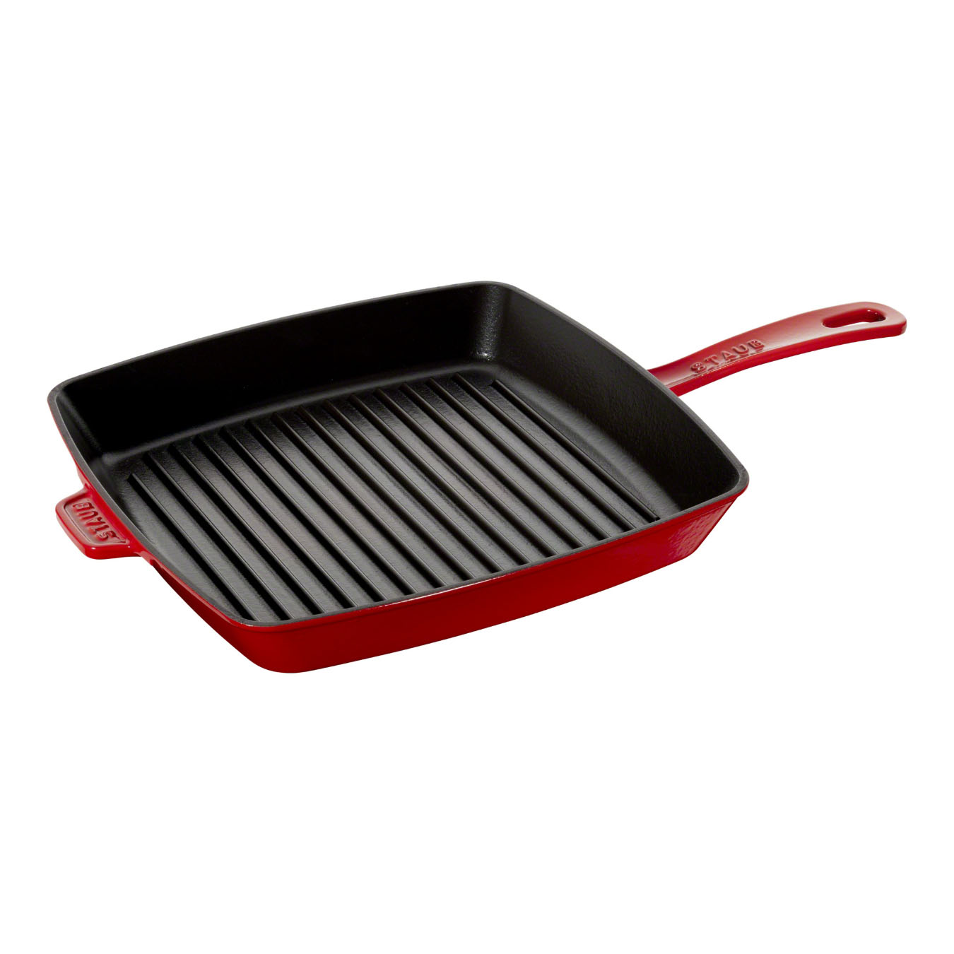 

Сковорода-гриль STAUB квадратная 30 см вишневая, Красный, STAUB GRILL PANS