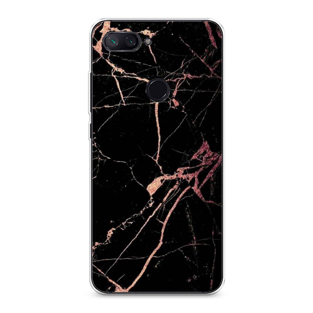 

Чехол Awog на Xiaomi Mi 8 Lite "Мрамор розовое золото", Разноцветный, 34550-3