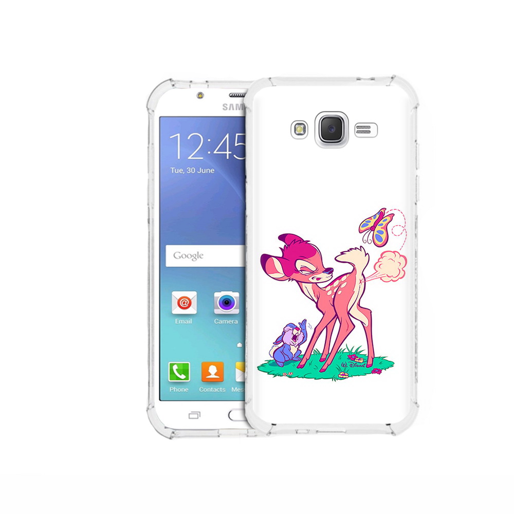 

Чехол MyPads Tocco для Samsung Galaxy J5 (2015) смешной олененок (PT15272.579.610), Прозрачный, Tocco