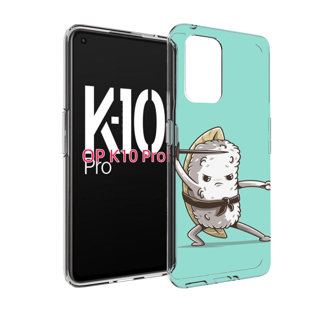 

Чехол MyPads злой суши детский для OPPO K10 Pro, Прозрачный, Tocco