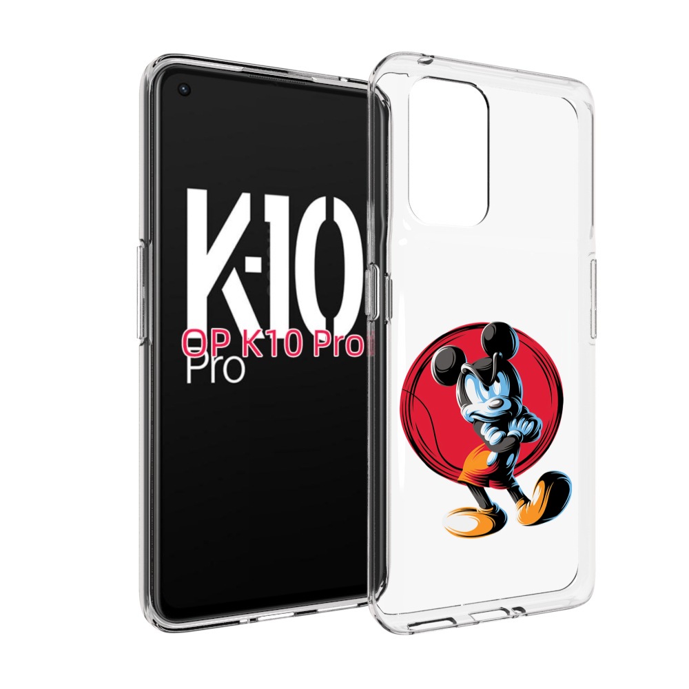 

Чехол MyPads злой-микки для OPPO K10 Pro, Прозрачный, Tocco