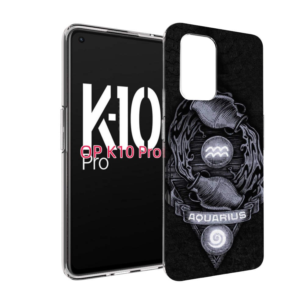 

Чехол MyPads знак зодиака водолеи 6 для OPPO K10 Pro, Прозрачный, Tocco
