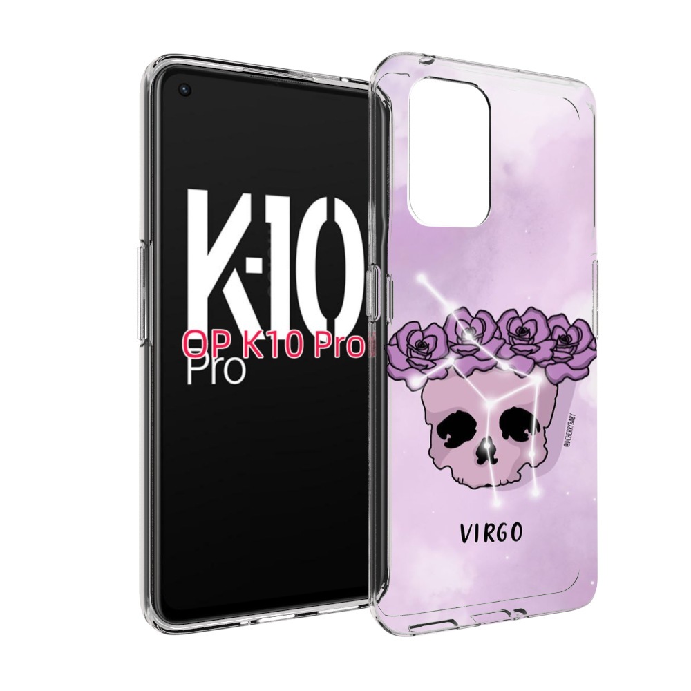 

Чехол MyPads знак зодиака дева 2 для OPPO K10 Pro, Прозрачный, Tocco